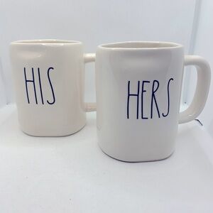 Rae Dunn His Hers mugs